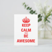 冷静さを保って素敵に ポストカード (スタンド正面)