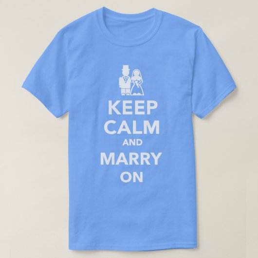 冷静さを保って結婚しろ 3 Tシャツ (デザイン正面)