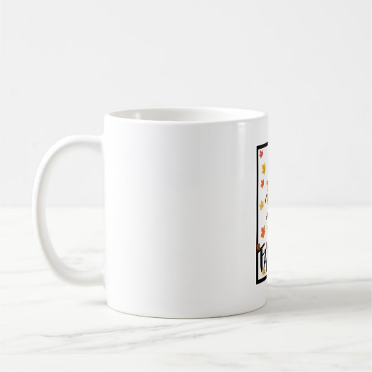 冷静さを保って転ぶ コーヒーマグカップ (左)