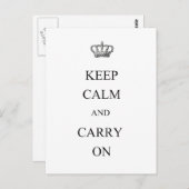 冷静さを保って、やり遂げろ ポストカード (正面/裏面)