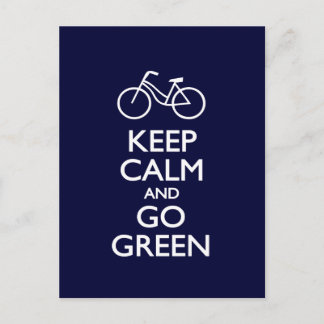 冷静さを保って、グリーンにしよう ポストカード