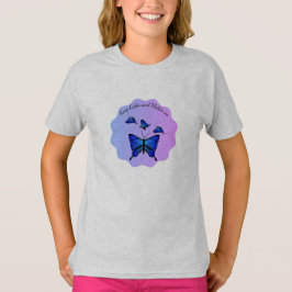 冷静さを保って、蝶のように羽ばたこう Tシャツ