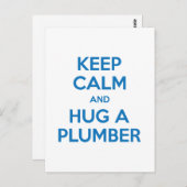 冷静さを保って、配管工をハグする ポストカード (正面/裏面)