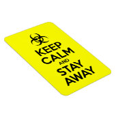 冷静さを保って、離れて マグネット (右側)