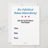 冷静さを保て この討論を始めるための招待だ 招待状 (裏面)