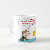 冷静なキリン コーヒーマグカップ (正面左)