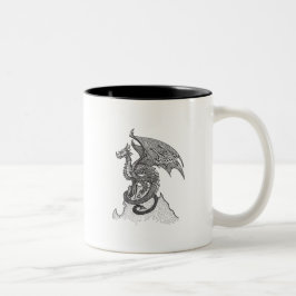 冷静なドラゴン ツートーンマグカップ