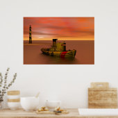 冷静なパトロール ポスター (キッチン)