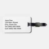 冷静な回復節酒 ラゲッジタグ (裏面横)