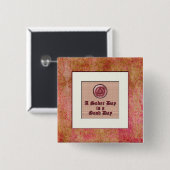 冷静な日の回復Sobriey冷静なPinボタン 缶バッジ (正面&裏面)