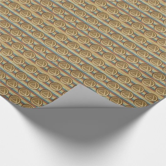 冷静な硬貨の包装紙の回復節酒 ラッピングペーパー (角)