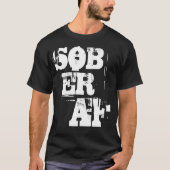 冷静なAFの節酒101 Tシャツ (正面)