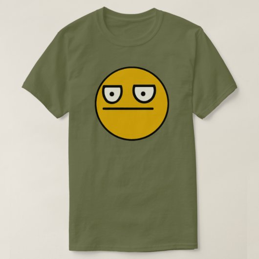 冷静なSmilie Tシャツ (デザイン正面)