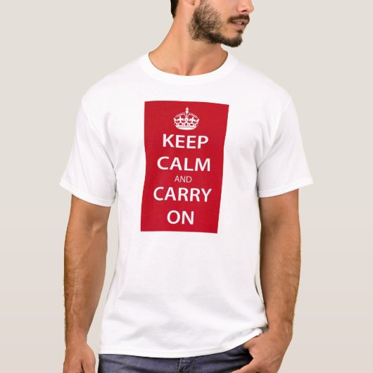 冷静にいこう Tシャツ (正面)