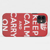 冷静にがんばろう Case-Mate iPhoneケース (裏面(横))