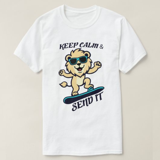 冷静にやり過ごせ Tシャツ (デザイン正面)