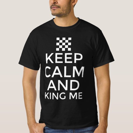 冷静にキングになれ Tシャツ (正面)