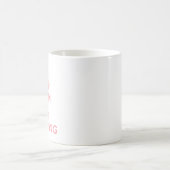 冷静にショッピングを楽しもう コーヒーマグカップ (中央)