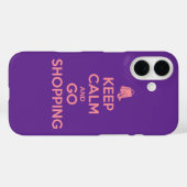 冷静にショッピングを楽しもう Case-Mate iPhoneケース (裏面 (横))
