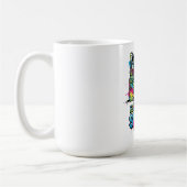 冷静にスキーを楽しもう コーヒーマグカップ (左)