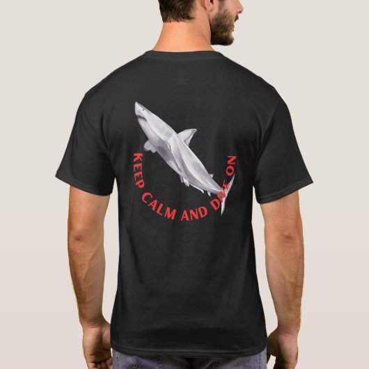 冷静にダイビング1 Tシャツ (裏面)