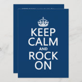 冷静にロックオン（背景色は問いません） 招待状 (正面/裏面)