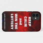 冷静に宝くじに当選しよう Case-Mate iPhoneケース (裏面(横))