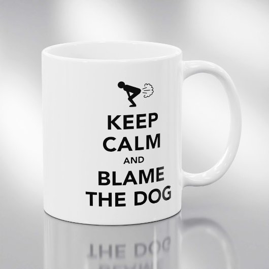 冷静に犬のせいにしろ コーヒーマグカップ