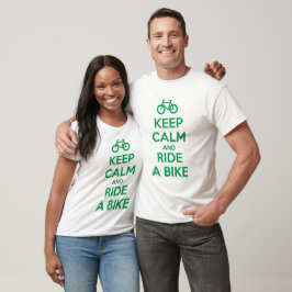 冷静に自転車に乗れ Tシャツ