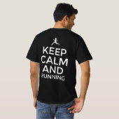 冷静に走り続けよう Tシャツ (裏面フル)