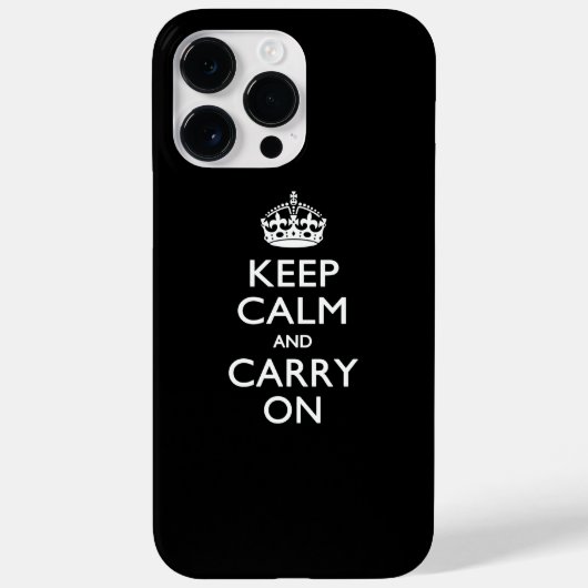 冷静に過ごせ Case-Mate iPhoneケース (裏面)
