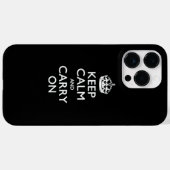 冷静に過ごせ Case-Mate iPhoneケース (裏面 (横))