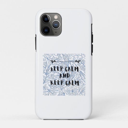 冷静に過ごそう Case-Mate iPhoneケース (裏面)