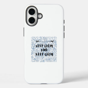 冷静に過ごそう iPhone 16 PLUSケース