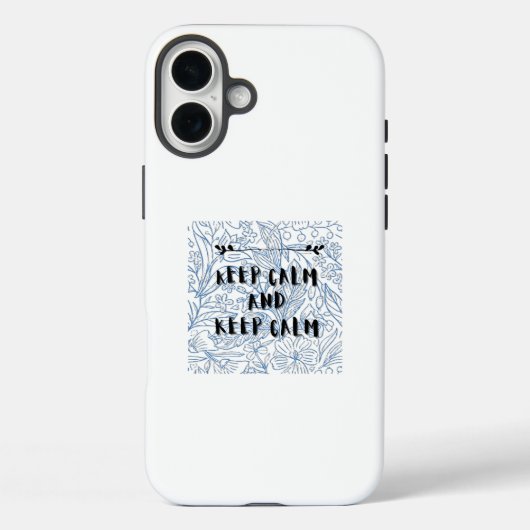 冷静に過ごそう Case-Mate iPhoneケース (裏面)