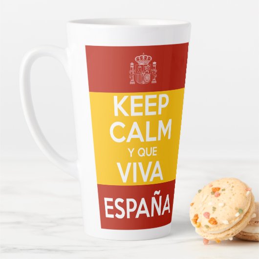 冷静に、いざスペイン万歳 カフェラテマグ (インサイチュ)