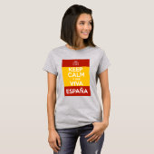 冷静に、いざスペイン万歳 Tシャツ (正面フル)