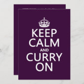 冷静に〜を冷やかす 招待状 (正面/裏面)