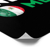 冷静に、メキシコサッカーを応援しよう ポスター (角)