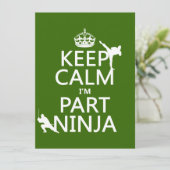 冷静に、俺は忍者の一部なんだ(任意の色) 招待状 (スタンド正面)