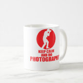 冷静に、写真を撮ろう コーヒーマグカップ (正面右)