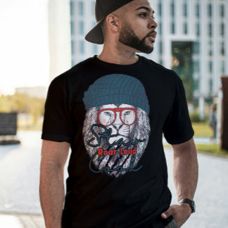冷静に、勇敢に - Chill but Fearless Lion T-S Tシャツ
