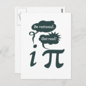 冷静に！現実を見ろ！ ポストカード (正面/裏面)