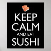 冷静に Sushi を食べよう ポスター (正面)