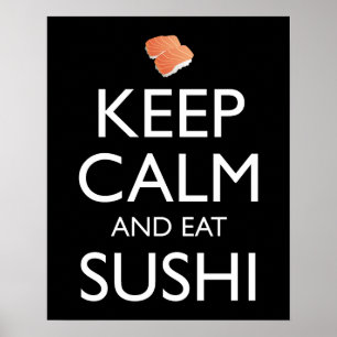 冷静に Sushi を食べよう ポスター