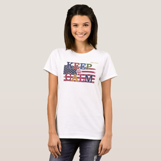 冷静に Tシャツ (正面フル)
