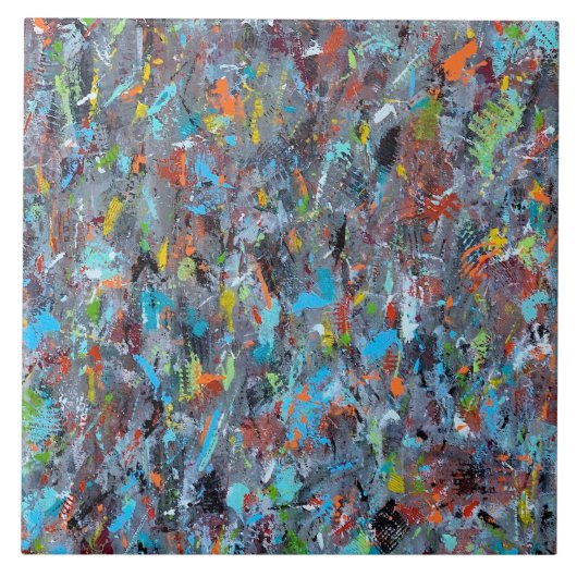 冷風6 x 6セラミックタイル タイル (正面)