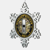 准将1 スノーフレークピューターオーナメント (右)