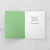 准教授おめでとうございますおもしろいジョーク カード (内部)