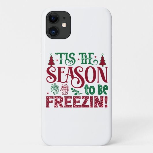 凍えるほど楽しい冬の雪だるま Case-Mate iPhoneケース (裏面)